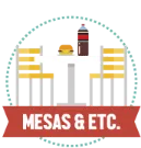 Mesas e etc